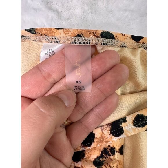 NWT Mynah Cheetah Classic Hipster Medium Coverage Bathing Suit Bottom - Size XS - Picture 5 of 8